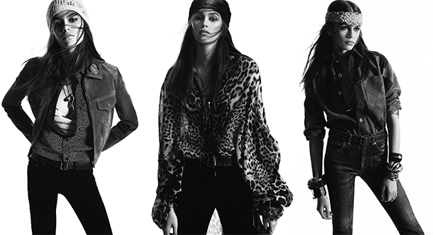 Kaia Gerber stars in Saint Laurent’s AW18 campaign