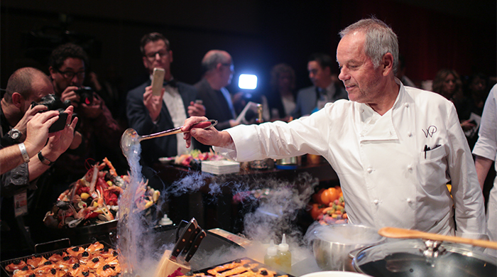 Wolfgang Puck on the opening of Spago in Marina Bay Sands