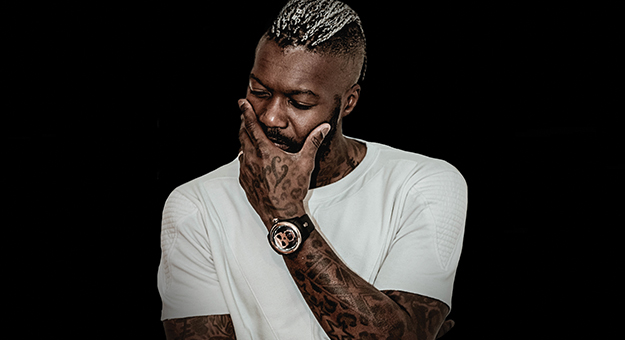 Corum teams up with ex-footballer Djibril Cissé for a special Bubble watch