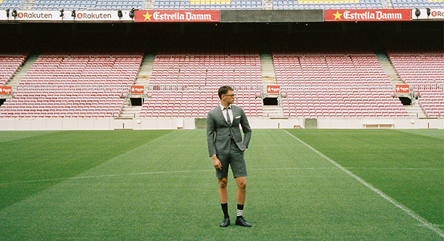 Thom Browne teams up with FC Barcelona for the club’s official off-field uniforms