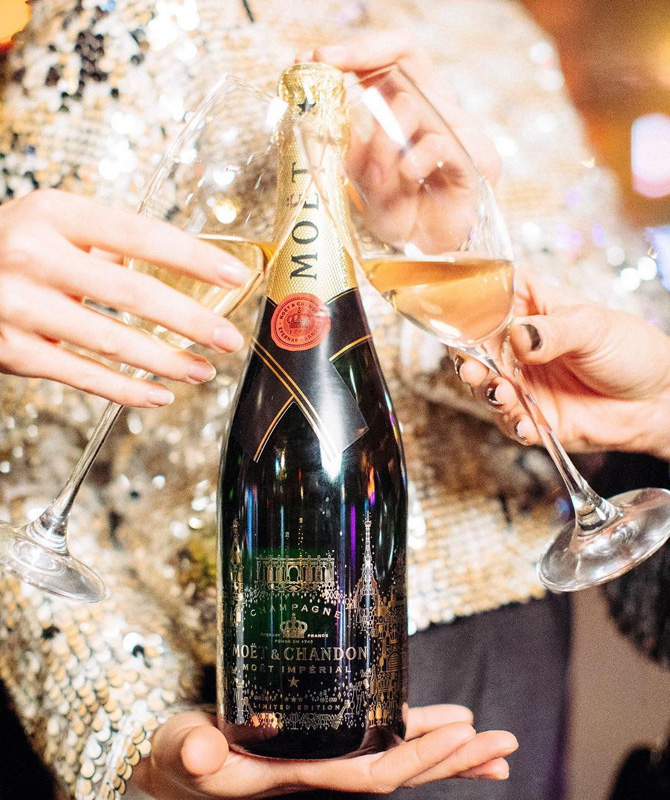 Moët & Chandon’s limited edition holiday bottle for 2018 makes a great gift