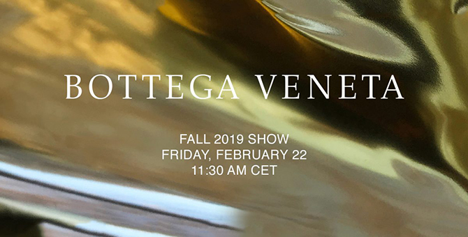 Watch the Bottega Veneta AW19 livestream here
