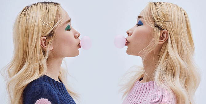 Cherrie Liong shows us how twinning is done—in The Marc Jacobs collection