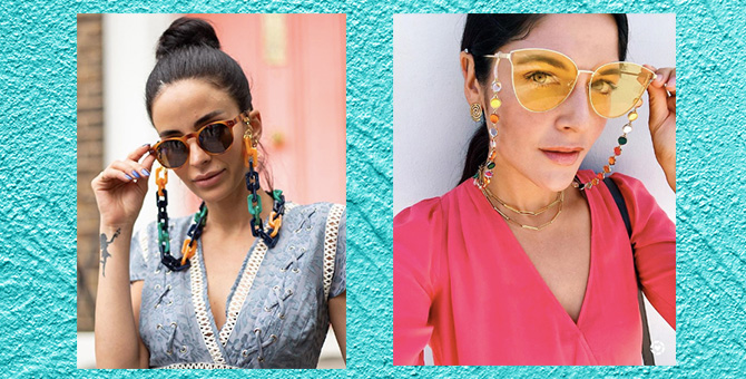 Trending now: “Grandma” sunglasses chains