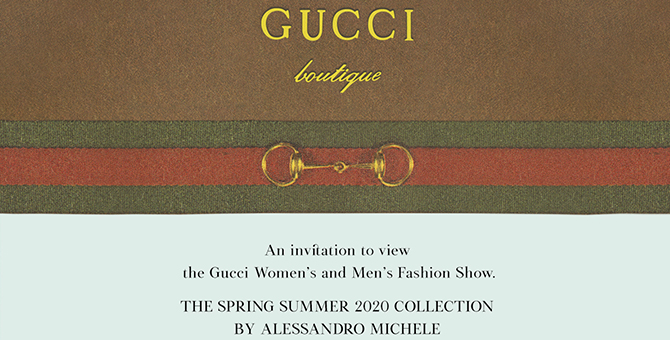 Watch the Gucci SS20 livestream here