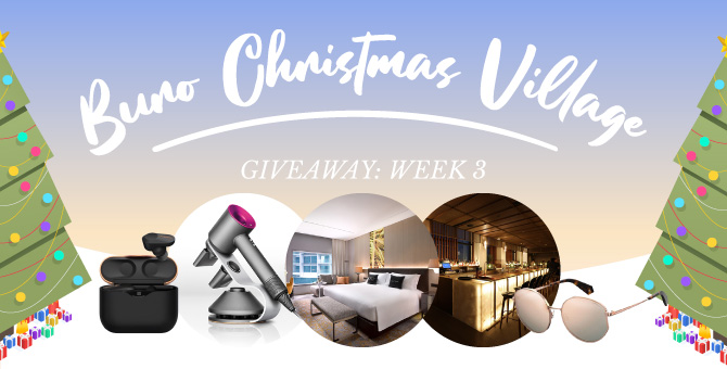 Buro Christmas Village Giveaway—Week 3 (staycations and lifestyle prizes for the win!)