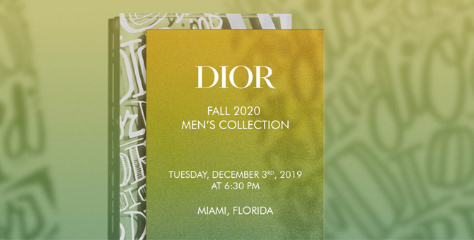 Watch the Dior Men’s Fall 2020 livestream here