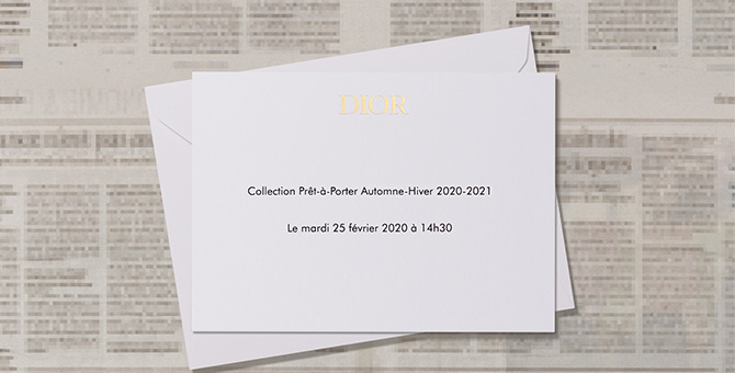 Watch the Dior AW20 livestream here