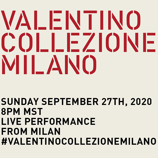 Watch the Valentino SS21 livestream here
