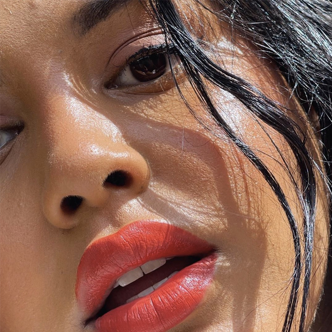 Perfect pout: Isamaya Ffrench’s lip priming technique is a winner