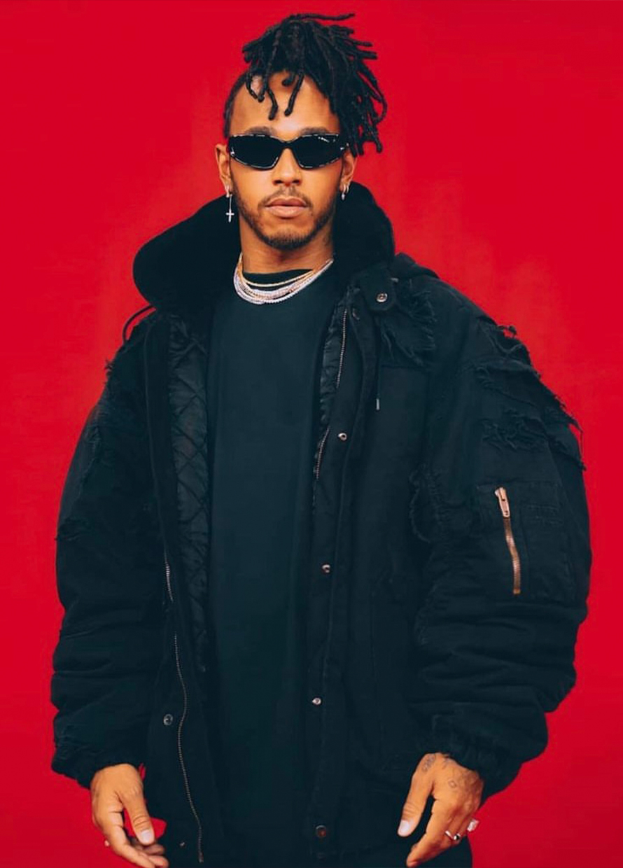 Style ID: Lewis Hamilton brings the heat on and off the track