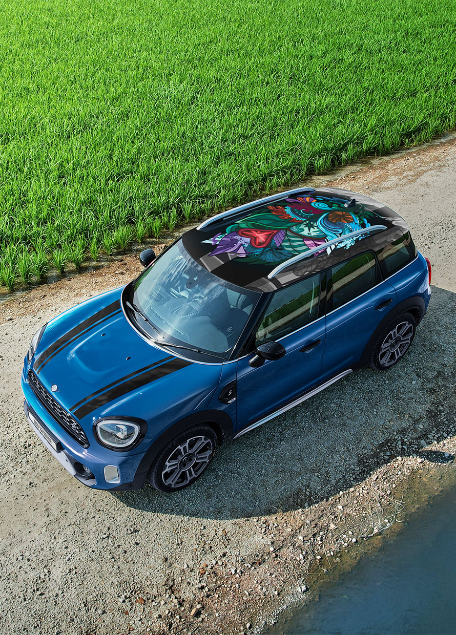 Let the MINI Countryman Roof Art Edition take you on the Art of Adventure