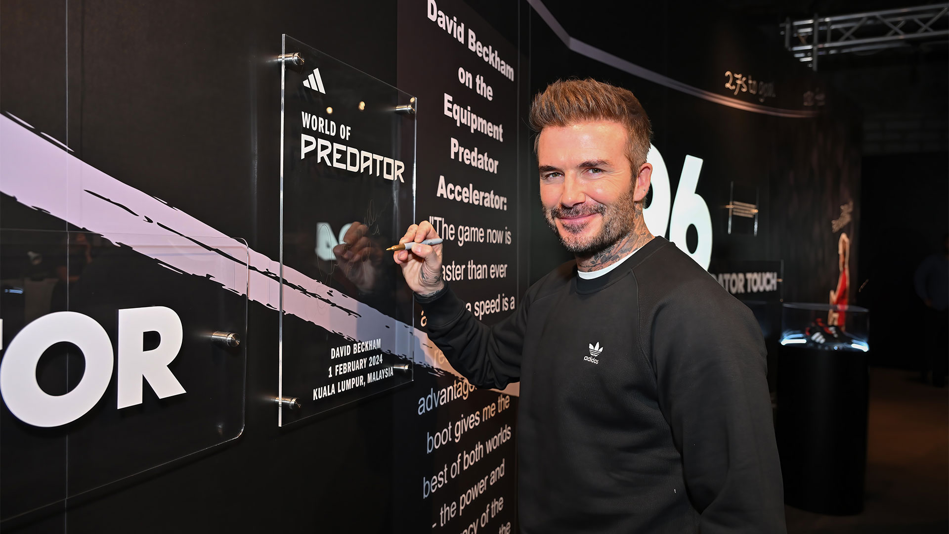 Exclusive: 10 Minutes with David Beckham at the Adidas World of Predator exhibition