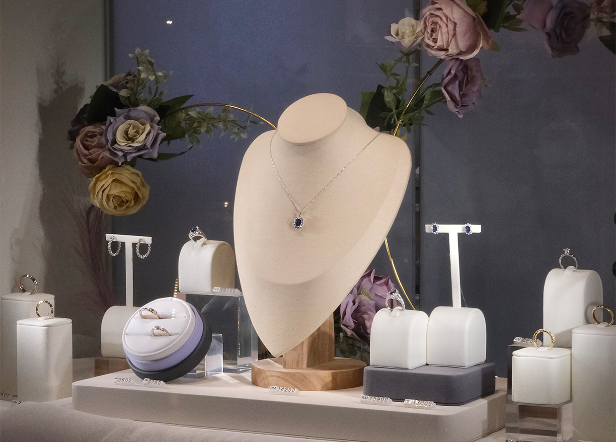 Inside the first Infinity by Degem boutique in Kuala Lumpur