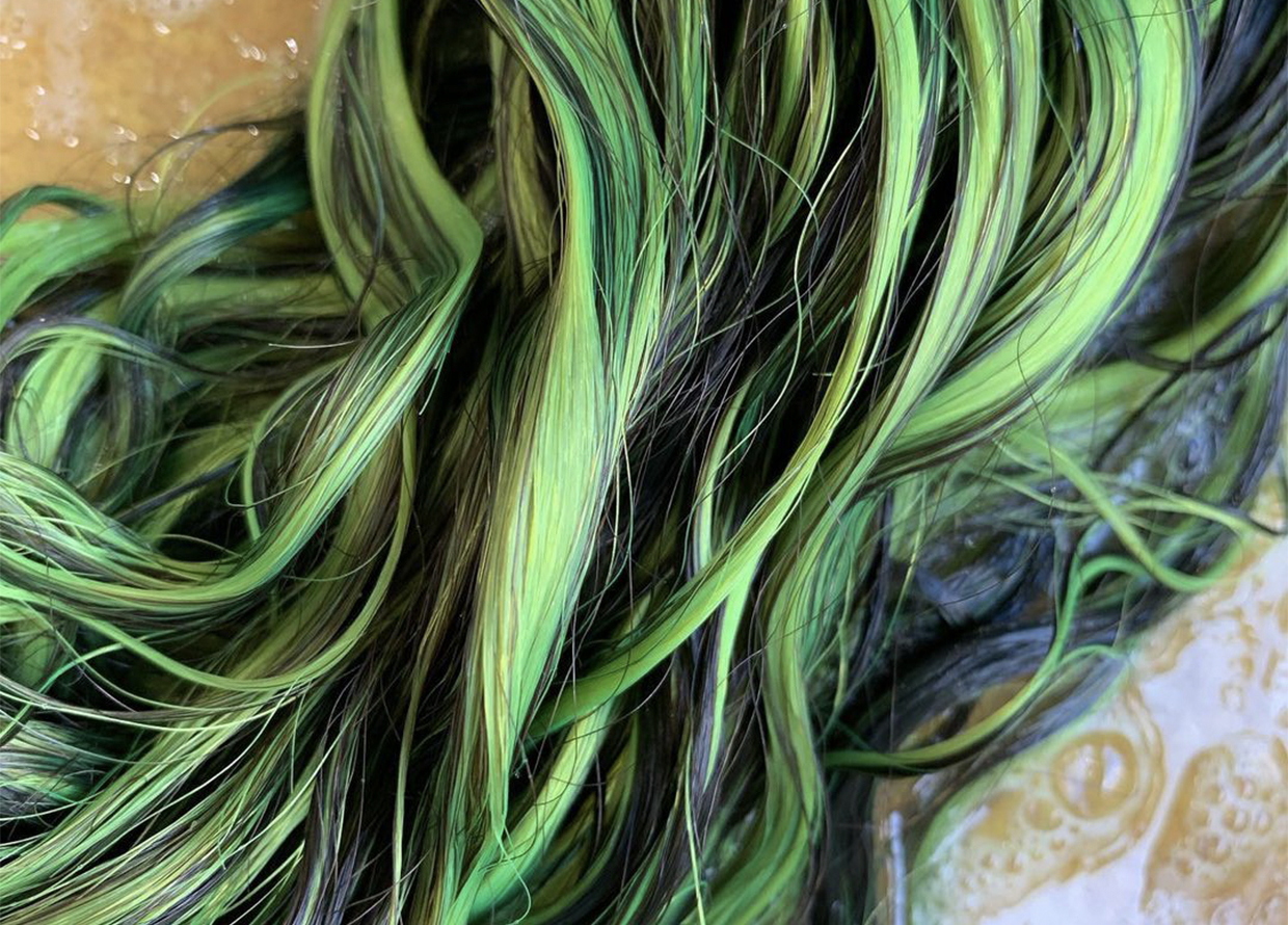 7 Ways to rock green in your hair this Brat summer