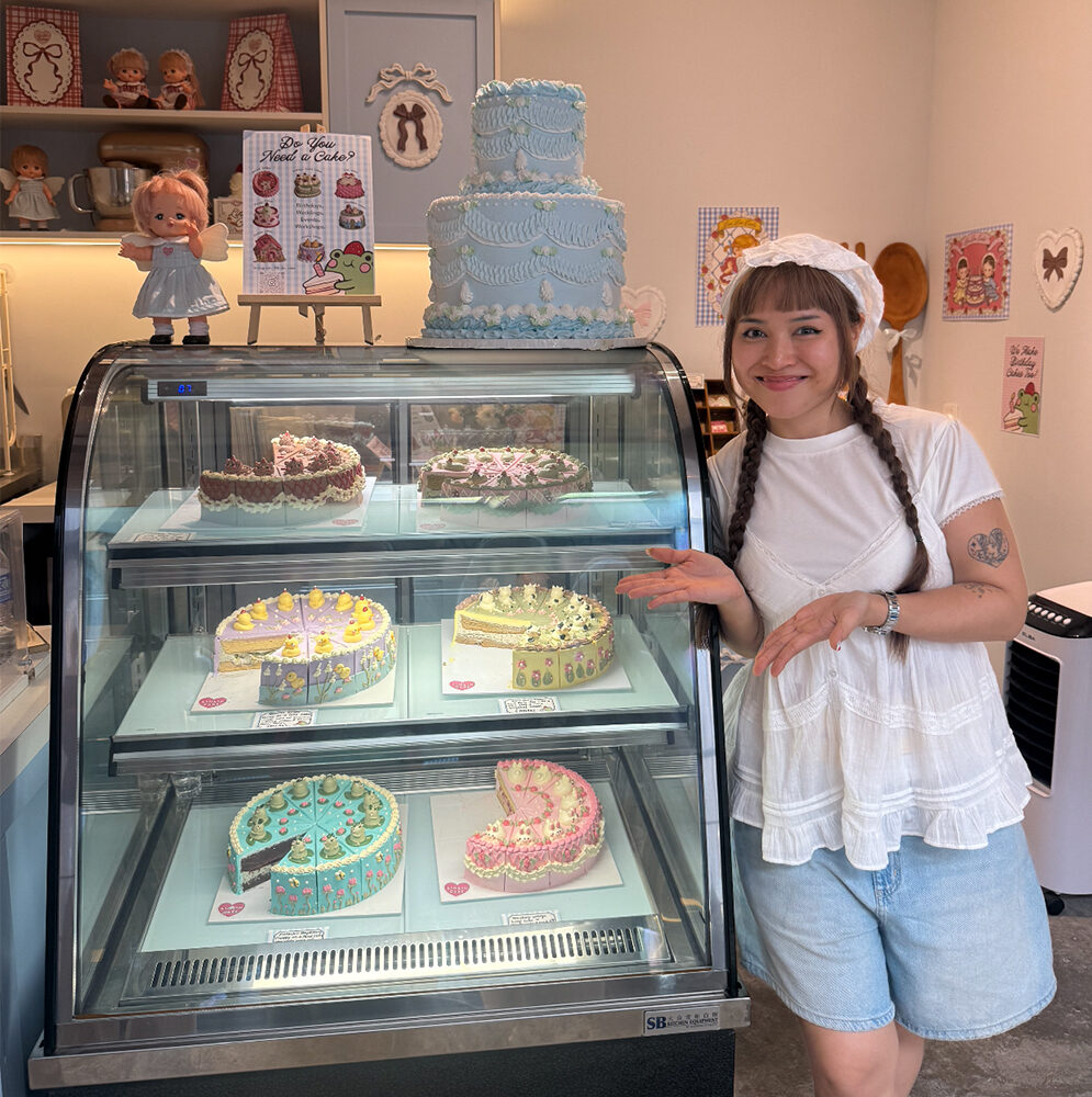 buro malaysia linlin cake shop viral aesthetic baker
