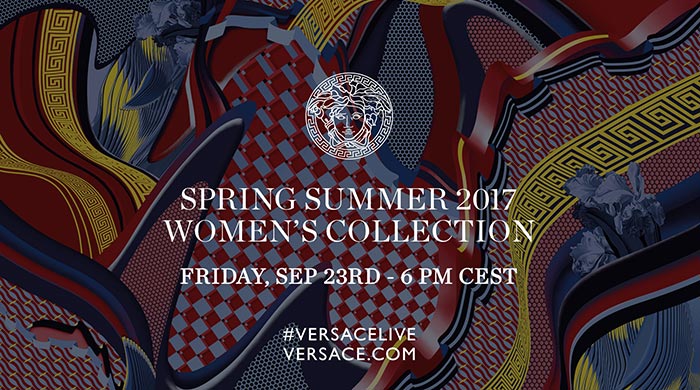 Watch the livestream of Versace SS17 here