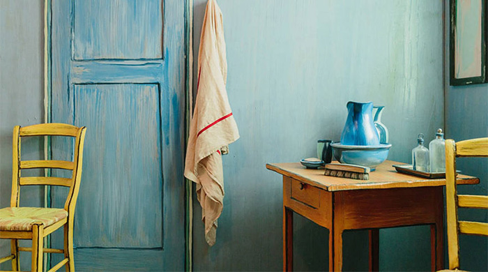 Van Gogh’s bedroom has been recreated, and you can stay in it