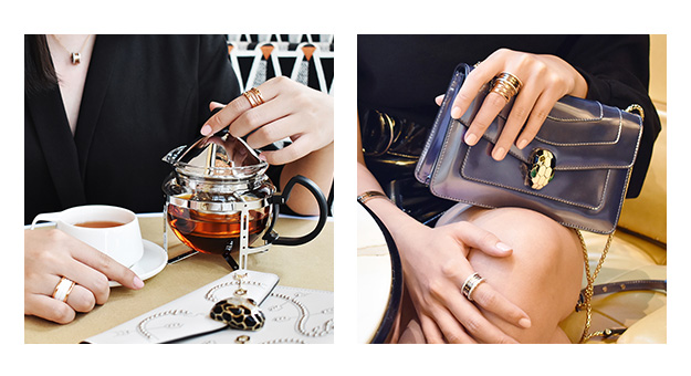 Our day around town in the Bvlgari B.Zero1 collection
