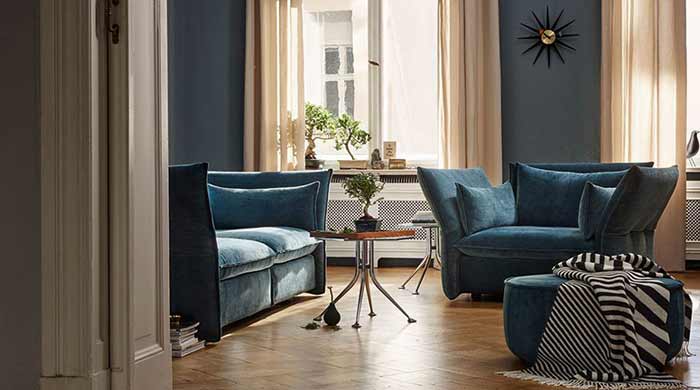 The Mariposa sofa is couple’s therapy done right