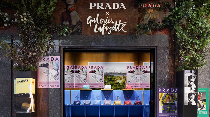 A Prada takeover at Galeries Lafayette Paris