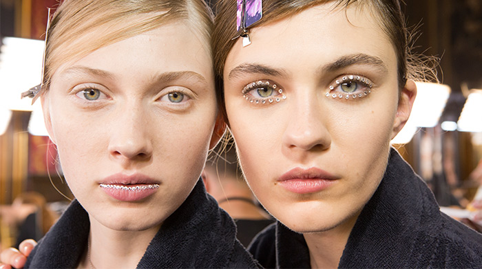 How to add sparkle into your makeup routine (and life), seen at Dries Van Noten