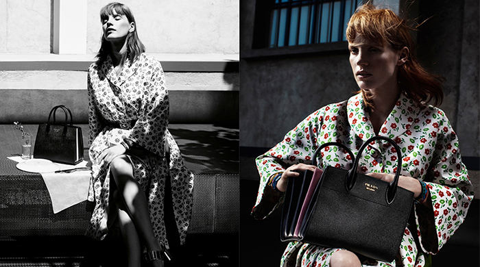 Jessica Chastain is the face of Prada Cruise 2017 ad campaign