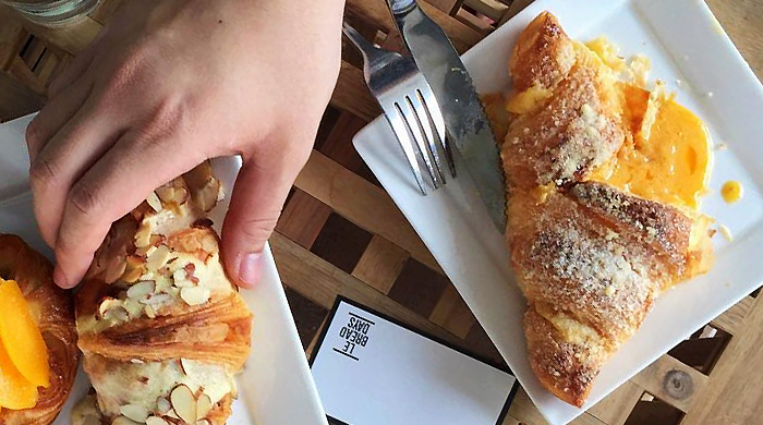 #CheatDayEats: Salted egg yolk croissants