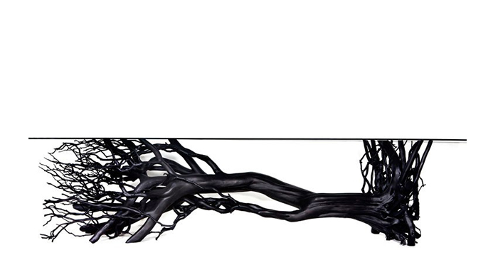 Fallen branches breathe new life as furniture