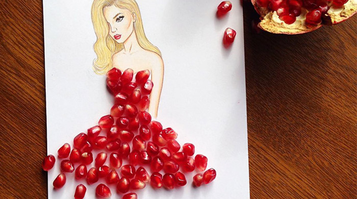 Creating fashion out of everything in sight
