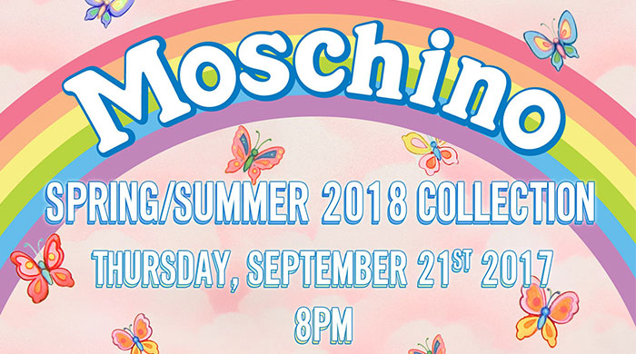 Watch the Moschino SS18 livestream here
