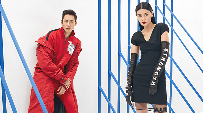 Juwei Teoh and JC Chee will sizzle in Versace this winter