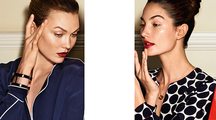 Karlie Kloss and Lily Aldridge star in Carolina Herrera’s Fall 2016 campaign