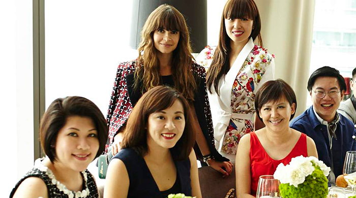 Buro 24/7 founder, Miroslava Duma, hosts an exclusive lunch at Marini’s on 57