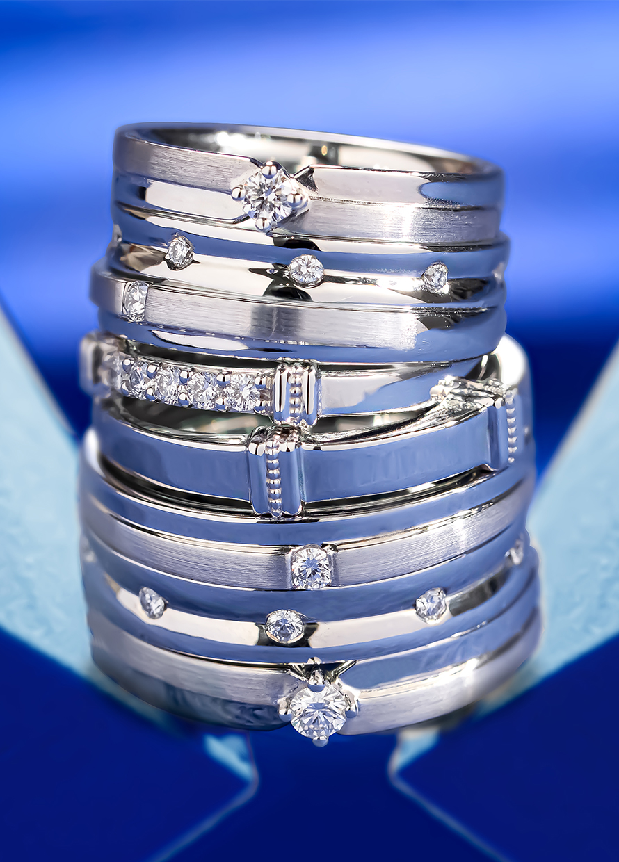 Diamond & Platinum’s Pure Love collection: The perfect wedding rings for couples