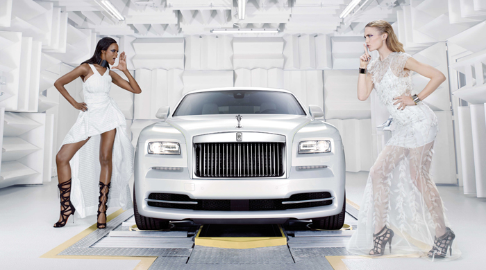 It’s the incredibly stylish Rolls Royce Wraith
