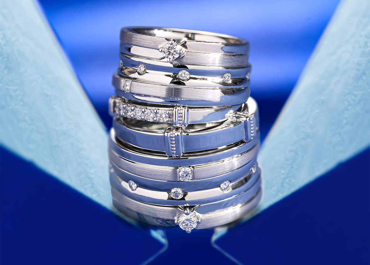 Diamond & Platinum’s Pure Love collection: The perfect wedding rings for couples