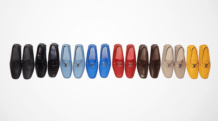 A decade of Louis Vuitton driving loafers