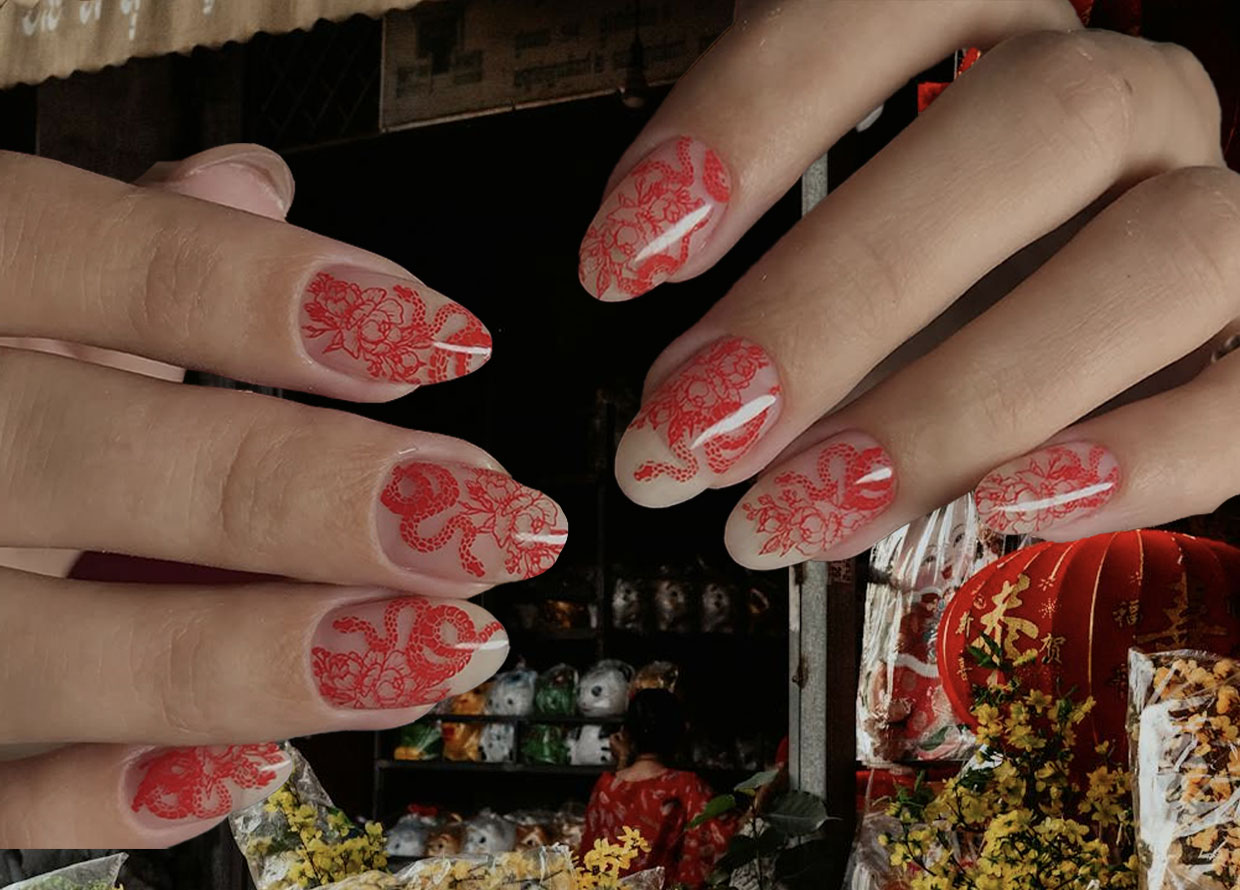 How To Incorporate The Snake Into Your Chinese New Year 2025 Manicures