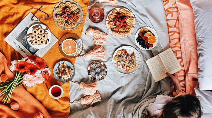#InstaLove: Flat lays of food