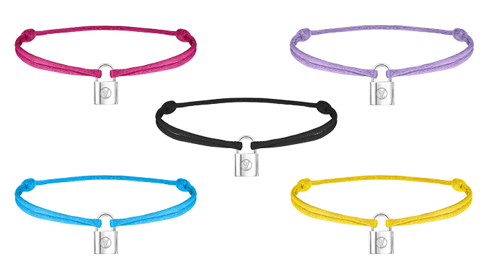 Louis Vuitton x UNICEF’s Silver Lockit now comes in five colour variations