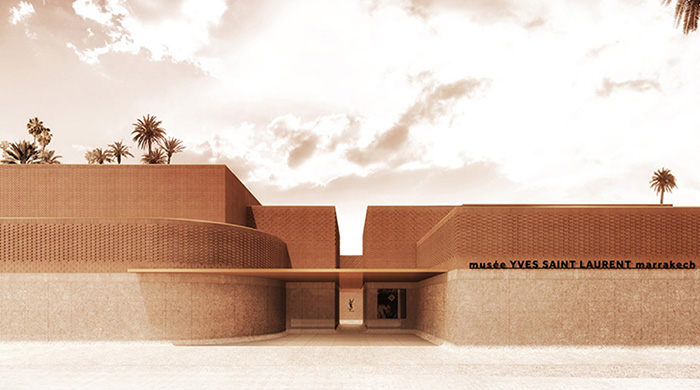 Inside the new Yves Saint Laurent museum in Marrakech
