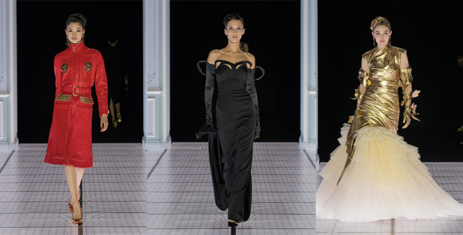 Moschino AW22 collection in photos