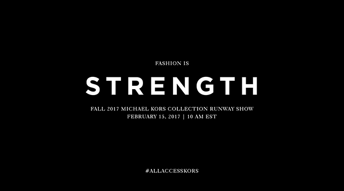 Watch the Michael Kors AW17 livestream here
