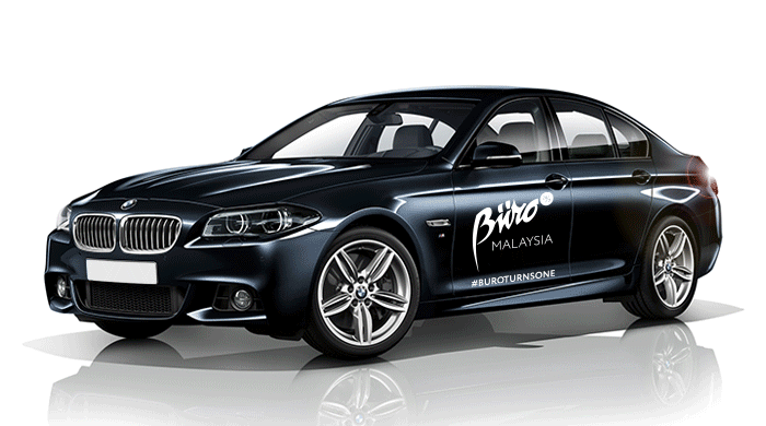 #BuroTurnsOne: Catch the #BuroBMW and take a photo to win prizes